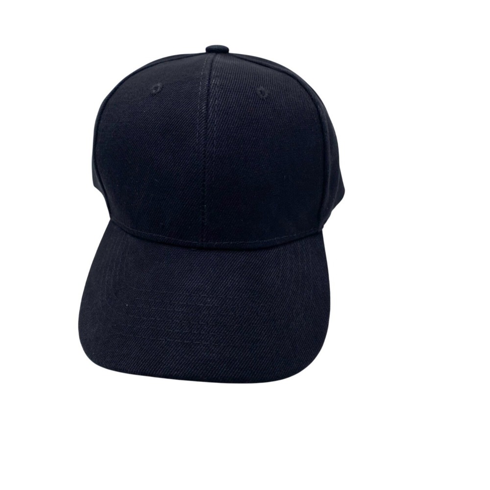 Summer Adult Baseball Cap Curved Visor Hat Black Hip Hop Hat Abustable Strap